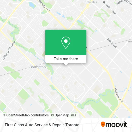 First Class Auto Service & Repair plan