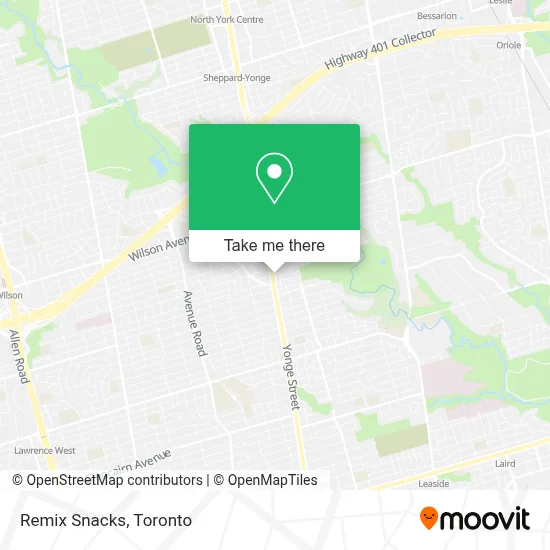 Remix Snacks map