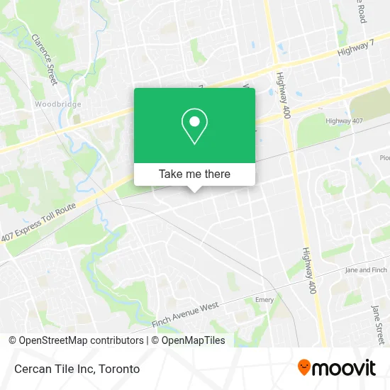 Cercan Tile Inc map