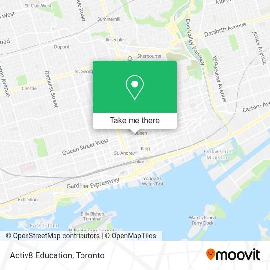 Activ8 Education map
