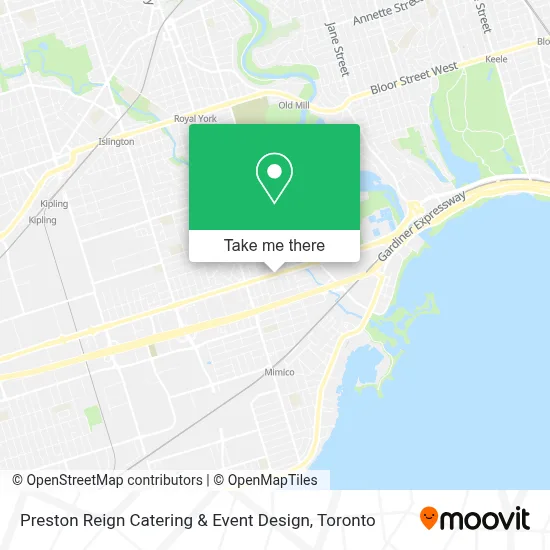 Preston Reign Catering & Event Design map