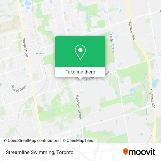 Streamline Swimming map