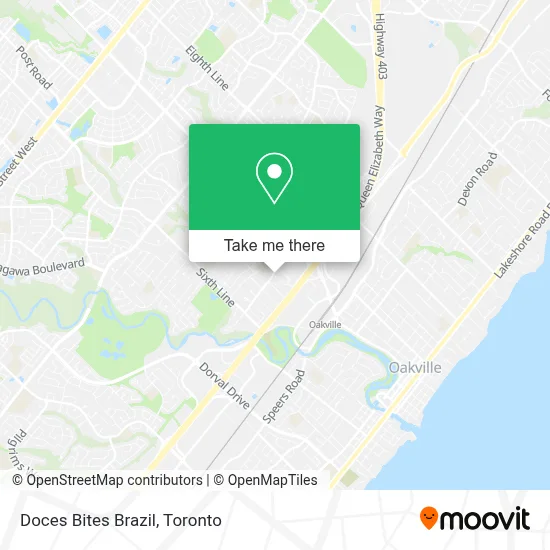 Doces Bites Brazil map