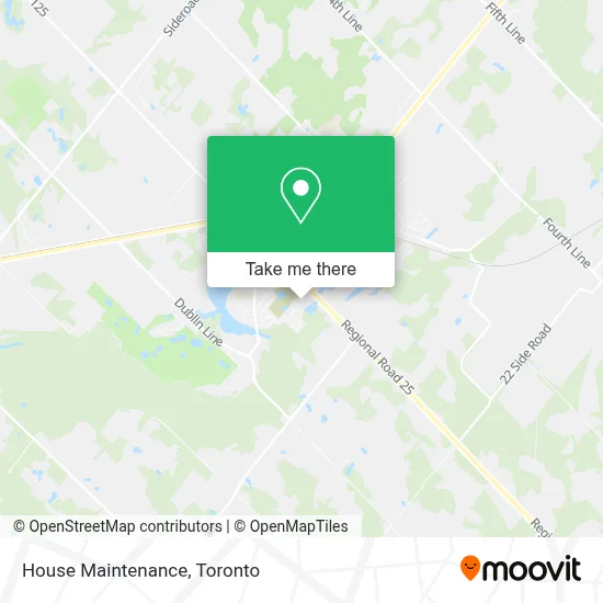 House Maintenance map