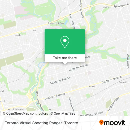 Toronto Virtual Shooting Ranges map