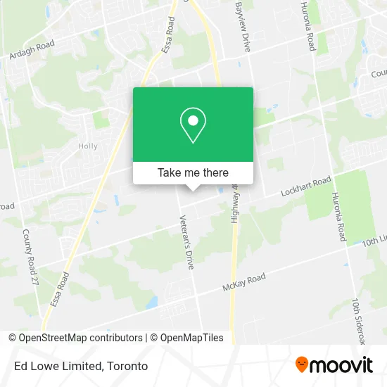 Ed Lowe Limited map