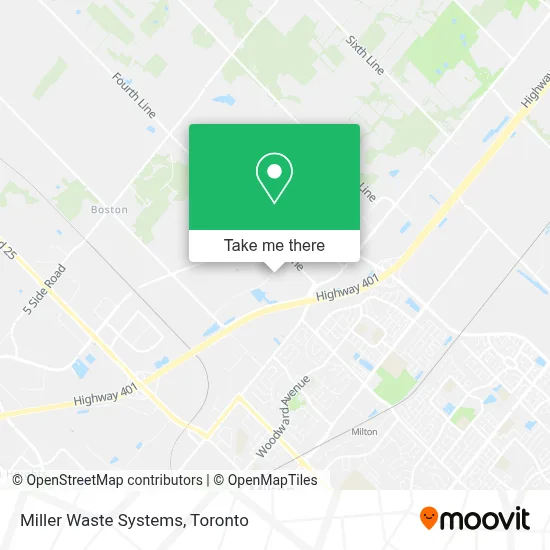 Miller Waste Systems map
