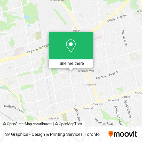 Sv Graphics - Design & Printing Services map