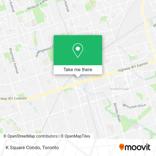 K Square Condo map