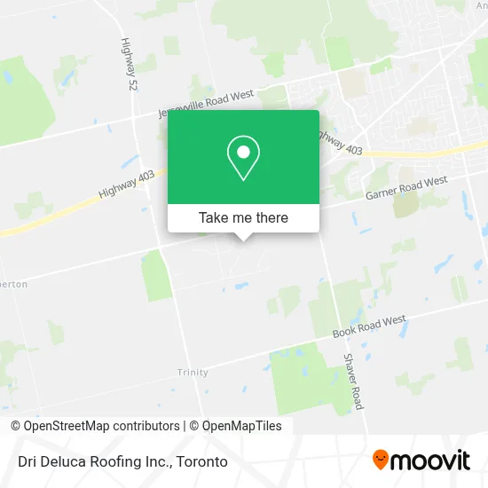 Dri Deluca Roofing Inc. map