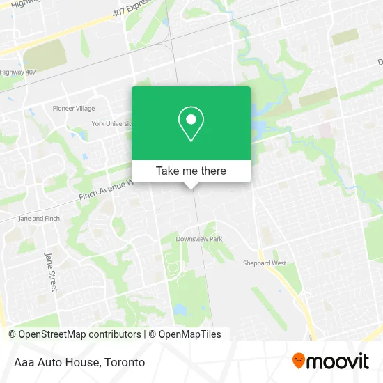Aaa Auto House map