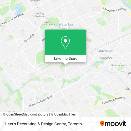 Heer's Decorating & Design Centre map