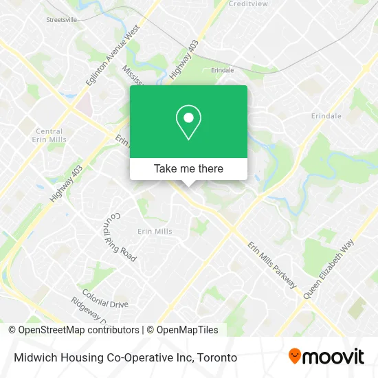 Midwich Housing Co-Operative Inc map
