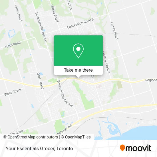 Your Essentials Grocer map