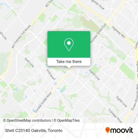 Shell C20140 Oakville map
