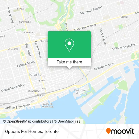 Options For Homes map