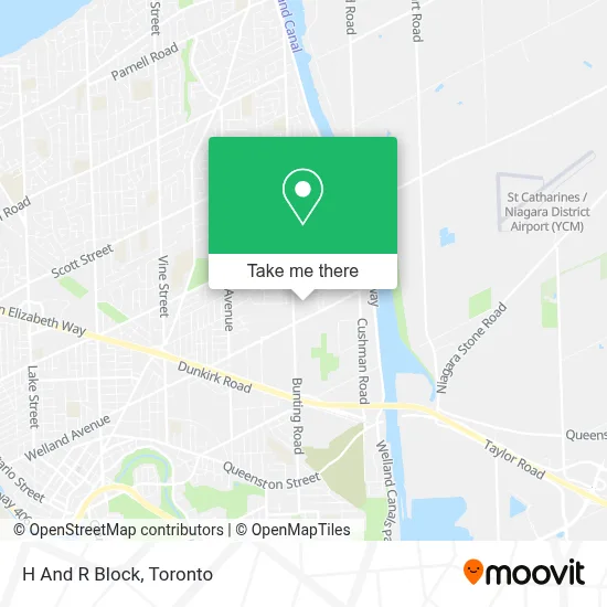 H And R Block map