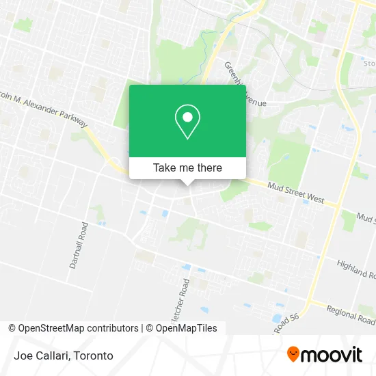 Joe Callari map