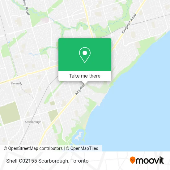Shell C02155 Scarborough map