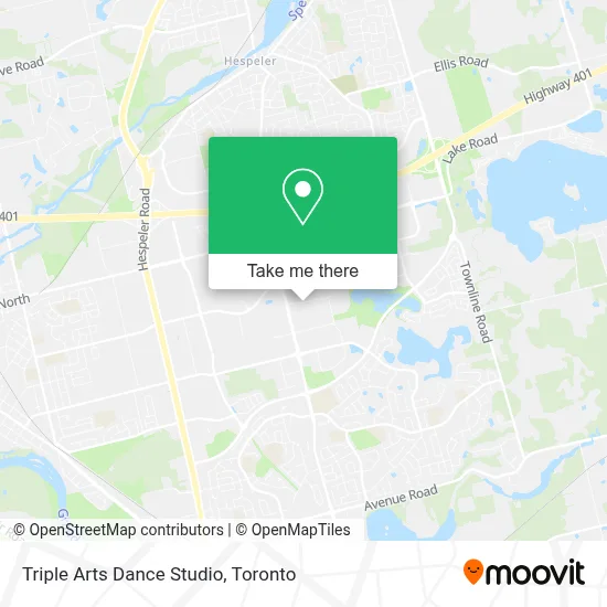 Triple Arts Dance Studio map