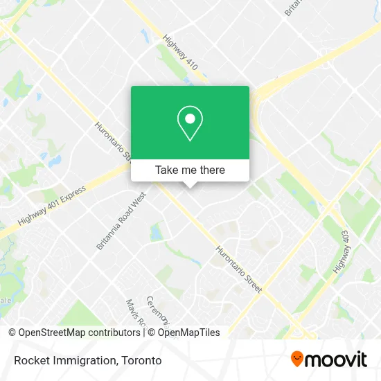 Rocket Immigration map