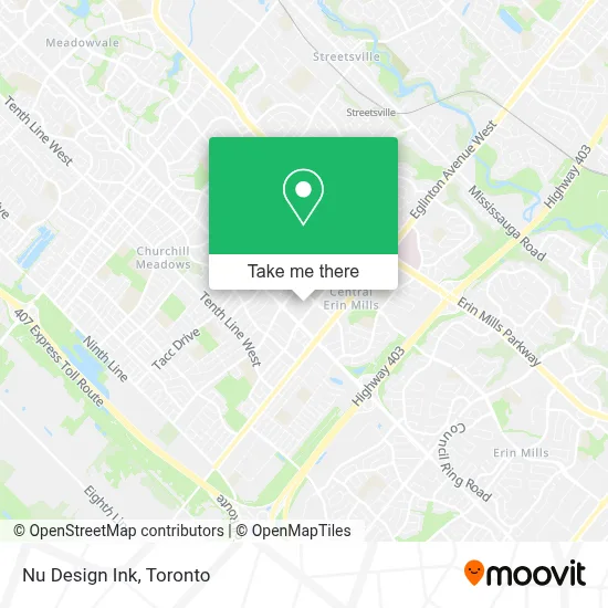 Nu Design Ink map