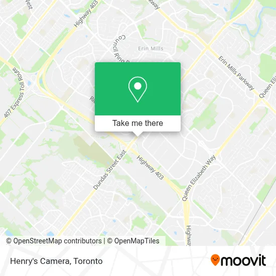 Henry's Camera map