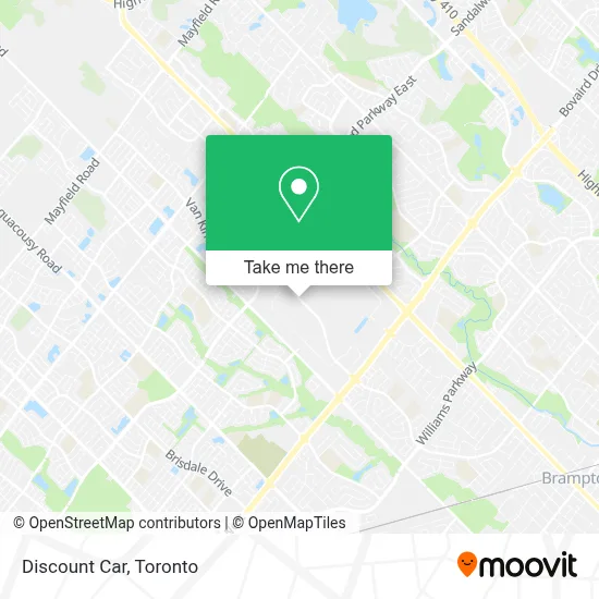 Discount Car map