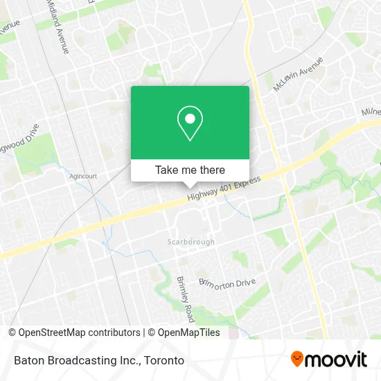 Baton Broadcasting Inc. map