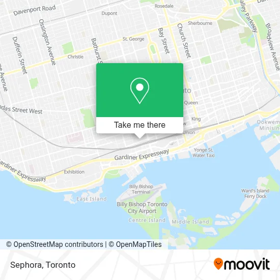 Sephora map