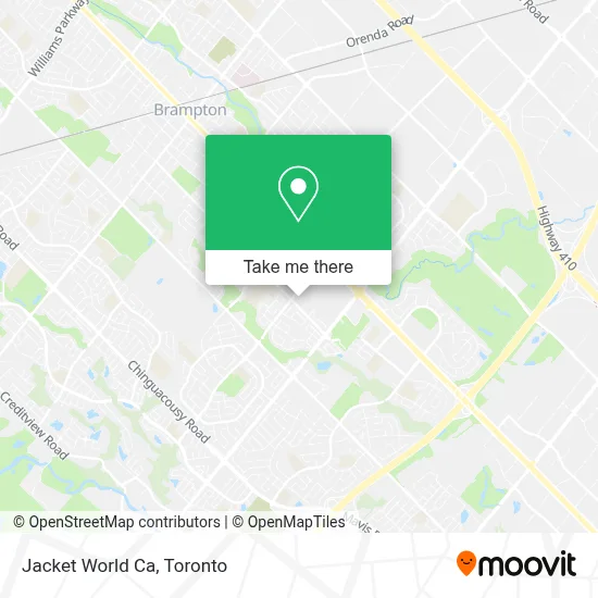 Jacket World Ca map
