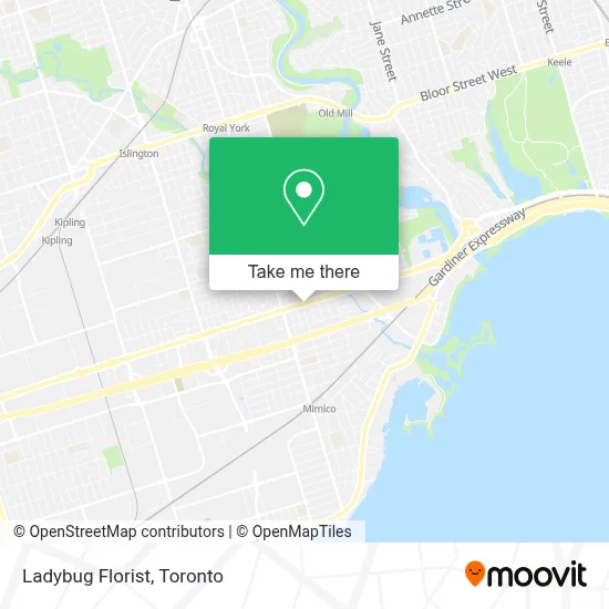 Ladybug Florist map