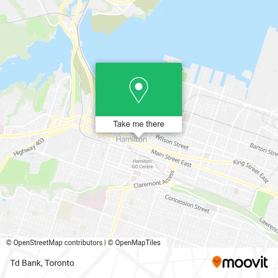 Td Bank map