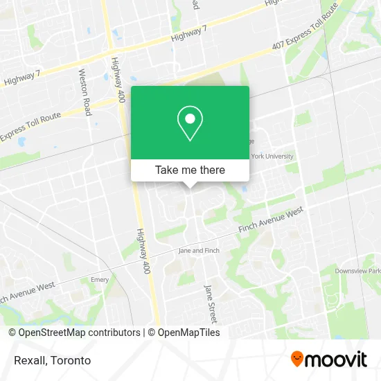 Rexall map