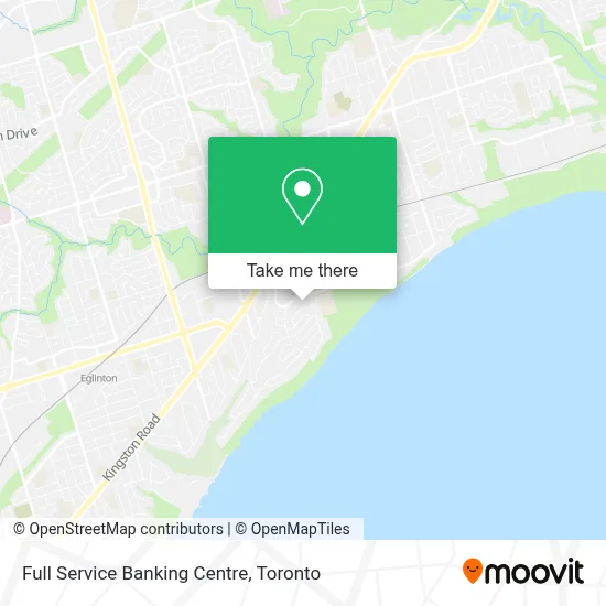 Full Service Banking Centre map