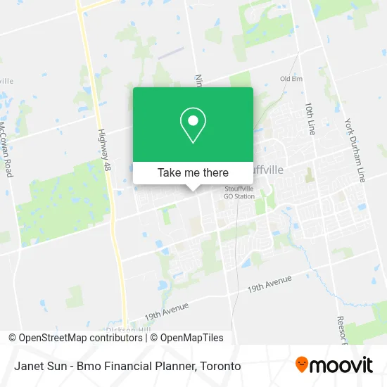 Janet Sun - Bmo Financial Planner map
