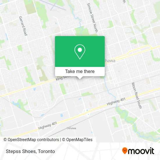 Stepss Shoes map