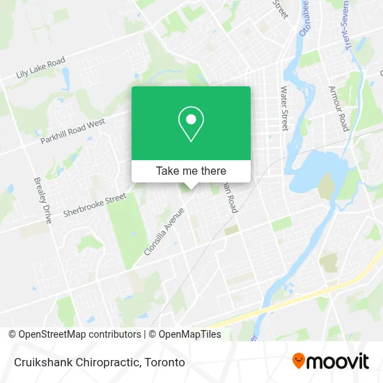 Cruikshank Chiropractic map