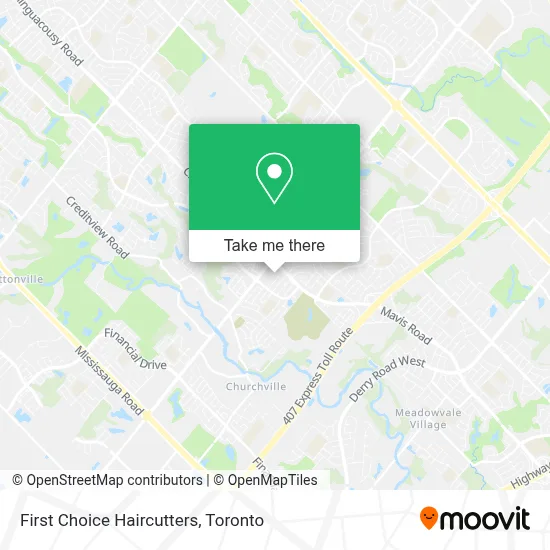 First Choice Haircutters map