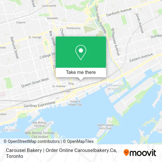 Carousel Bakery | Order Online Carouselbakery.Ca map