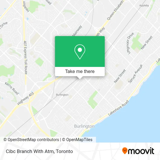 Cibc Branch With Atm map