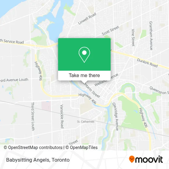 Babysitting Angels map