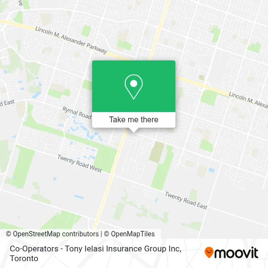 Co-Operators - Tony Ielasi Insurance Group Inc map