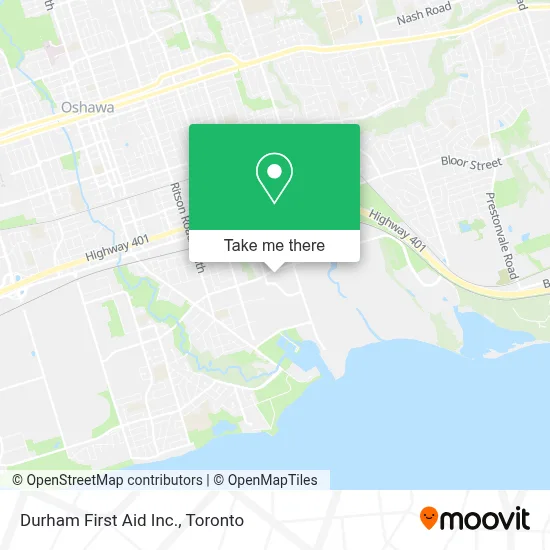 Durham First Aid Inc. map