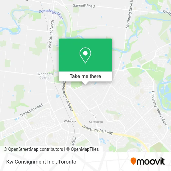 Kw Consignment Inc. map