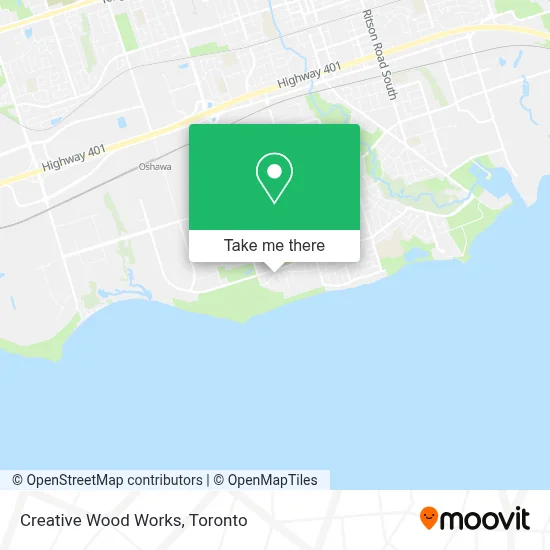 Creative Wood Works map