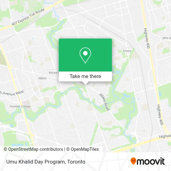 Umu Khalid Day Program map