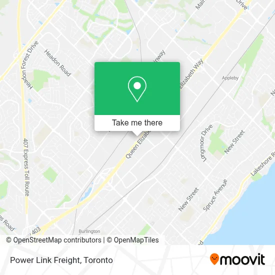 Power Link Freight map