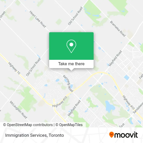 Immigration Services map
