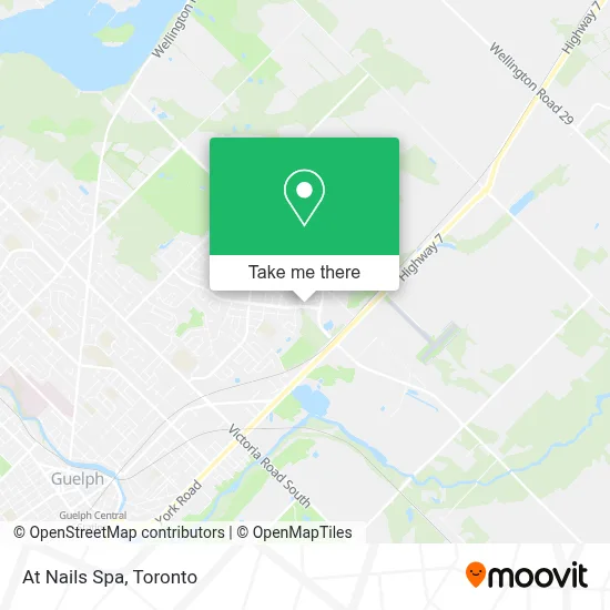 At Nails Spa map